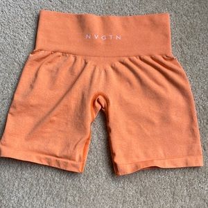 Sunset Orange Pro Seamless Shorts 🌅